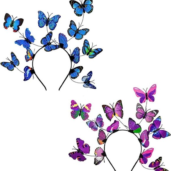 Boutique Accessories Zivyes Butterfly Fascinator Hats Women Monarch